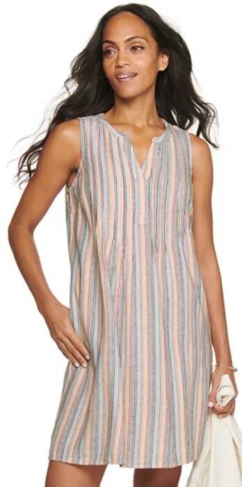 Sonoma Goods For Life Women's Linen-Blend Dress