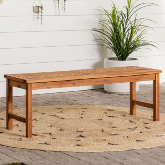 Acacia Wood Picnic Bench