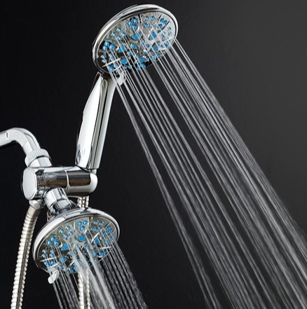 AquaDance 30-Setting Dual Head Combination Shower