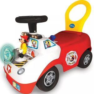 Mickey Mouse Ride-On Fire Truck w/ Lights & Sounds