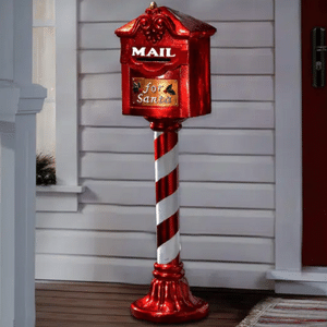 Candy Cane Letters to Santa Mailbox