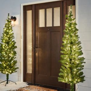 2-Pack 6' Pre-lit Artificial Christmas Tree