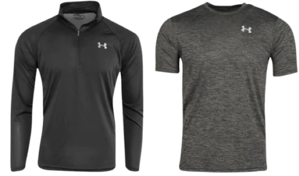 Under Armour Men's T-Shirt +  1/2 Zip Pullover