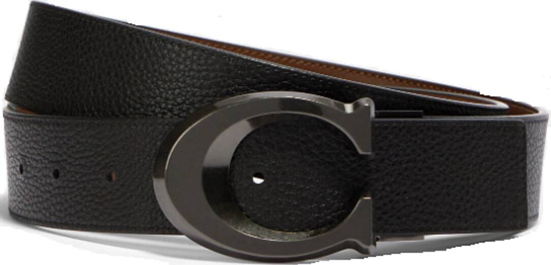 Coach Men's Leather Reversible Belt