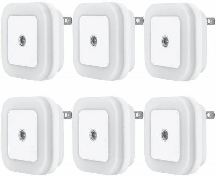 6-Pack Sensor LED Night Lights