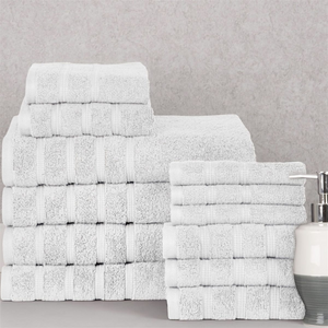 12-Piece Egyptian Cotton Towel Set