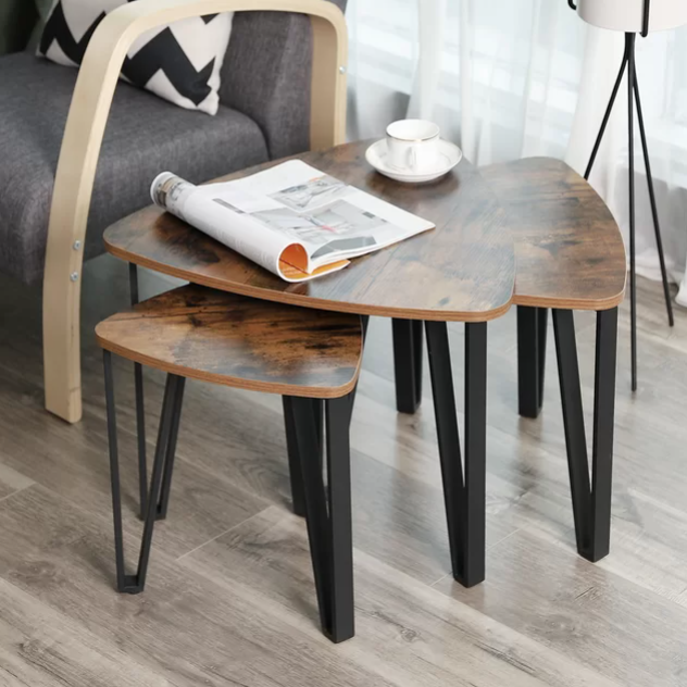 Set of 3 Wood Nesting Table