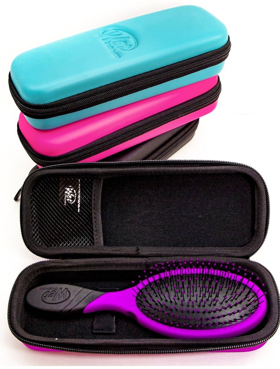 Hair Detangler + Hard Shell Travel Case