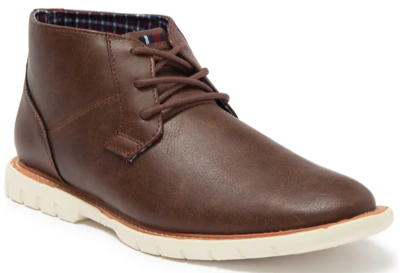 Ben Sherman Vegan Leather Chukka Boots