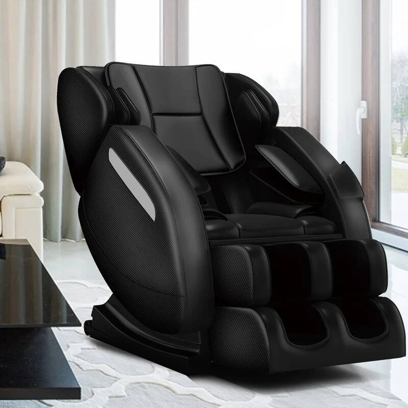 Faux Leather Power Reclining Heated Massage Chair