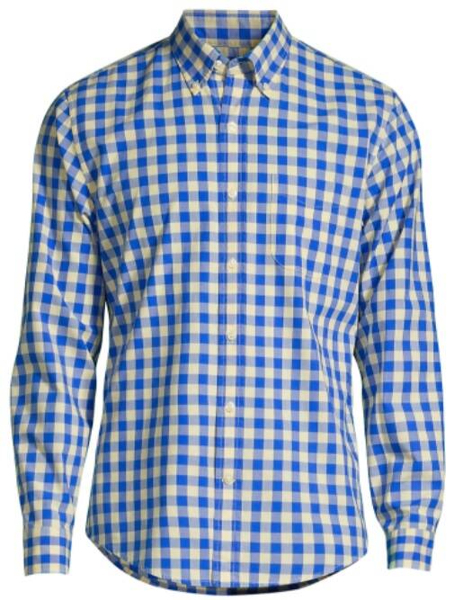 Lands End Men's Poplin Shirt