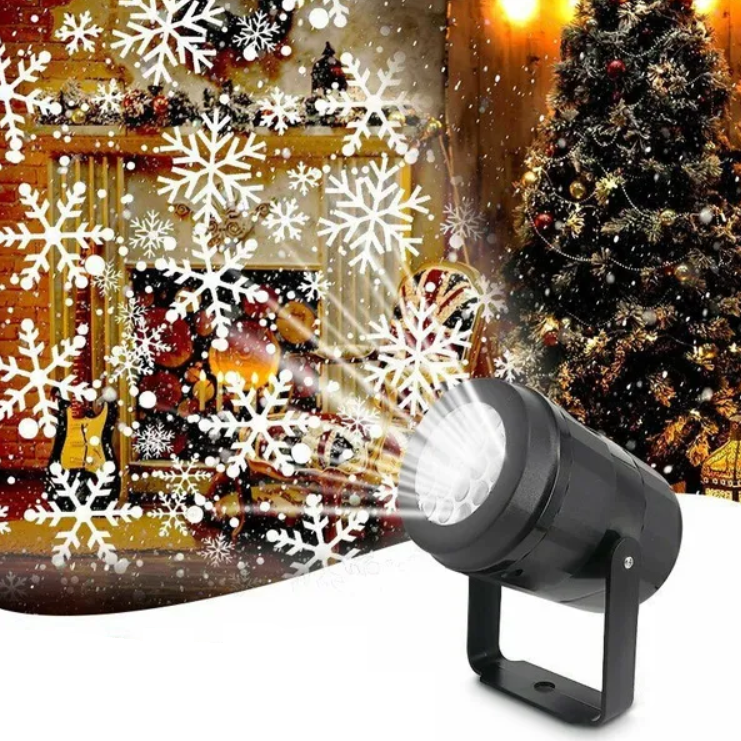 Christmas Snowflake LED Laser Projector