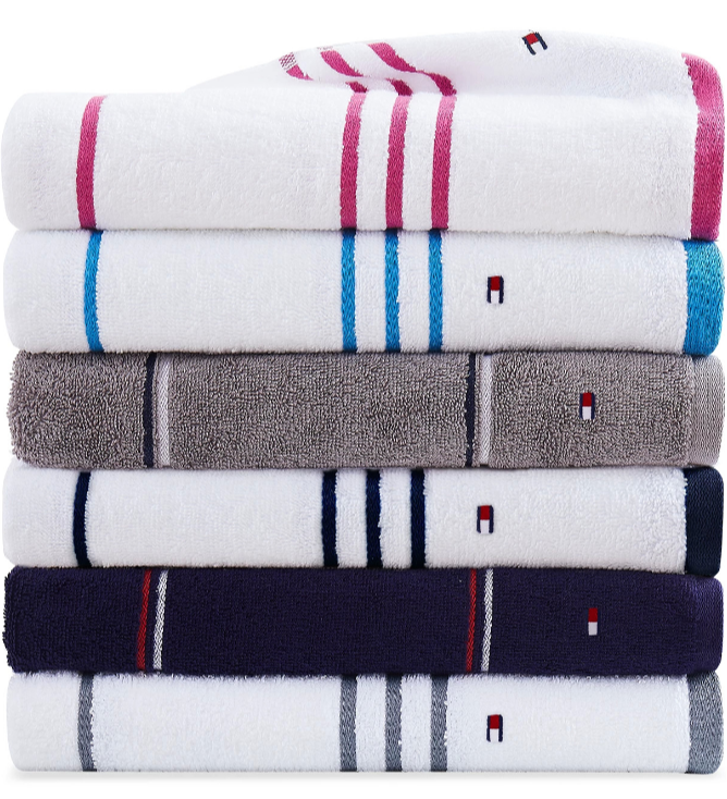 Tommy Hilfiger Cotton Bath Towels