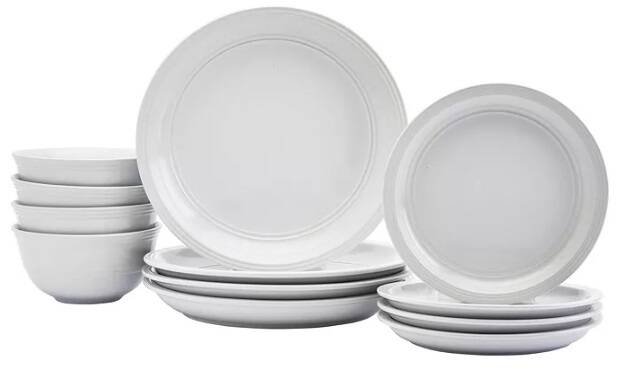 Tabletops Unlimited Farmhouse 12-Piece Dinnerware Set