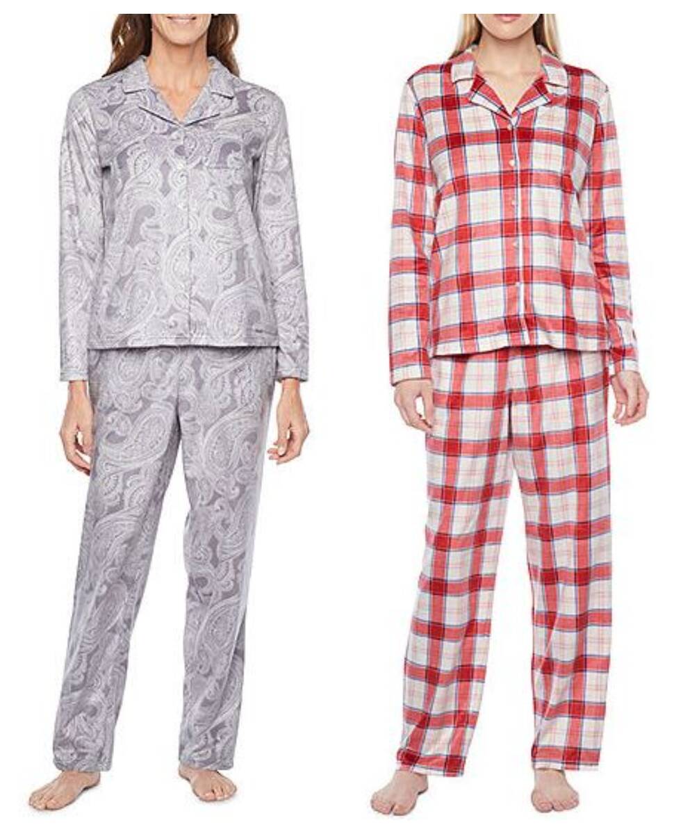 2-Piece Women's Fleece Pajama Set