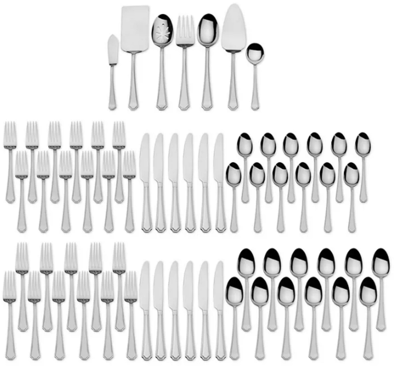 International Silver 67-Piece Flatware Set