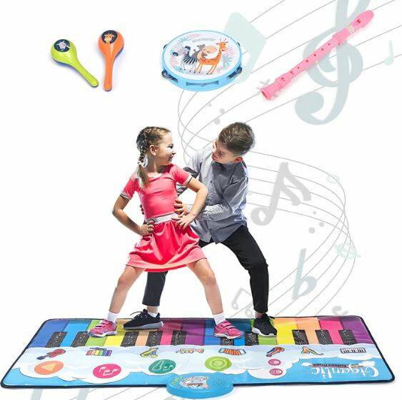 Kid's 4' Foot Electric Piano Mat