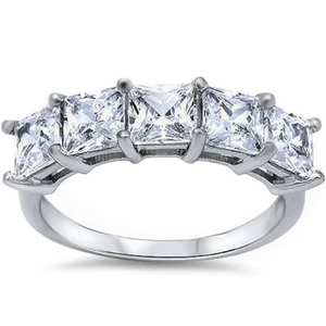 3.75 CTW Princess-Cut Eternity Ring