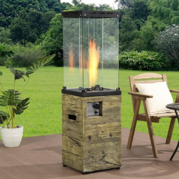 Glass Tube Propane Patio Heater