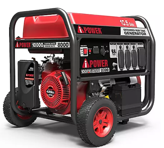 A-iPower 10,000W Portable Generator w/ Electric Start