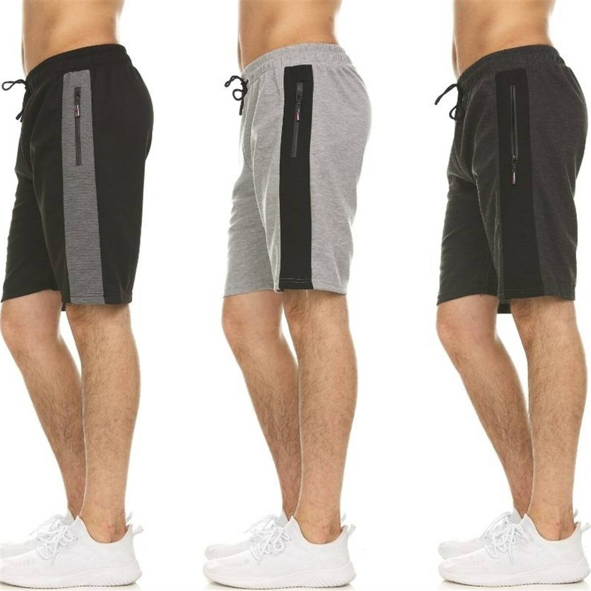 3-Pack Men's Moisture Wicking Shorts