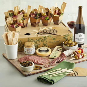 Charcuterie & Cheese Cone-Making Kit w/ Wine