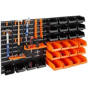 44-Piece Wall Mount Garage Storage Rack