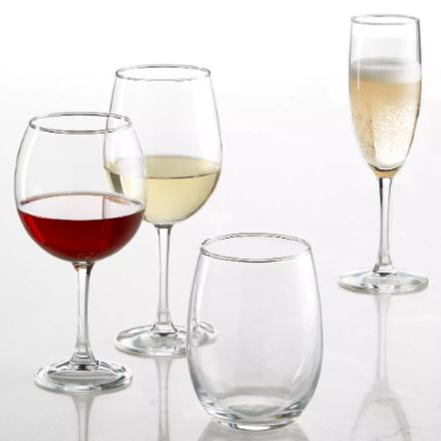 12-Count Martha Stewart Wine Glasses