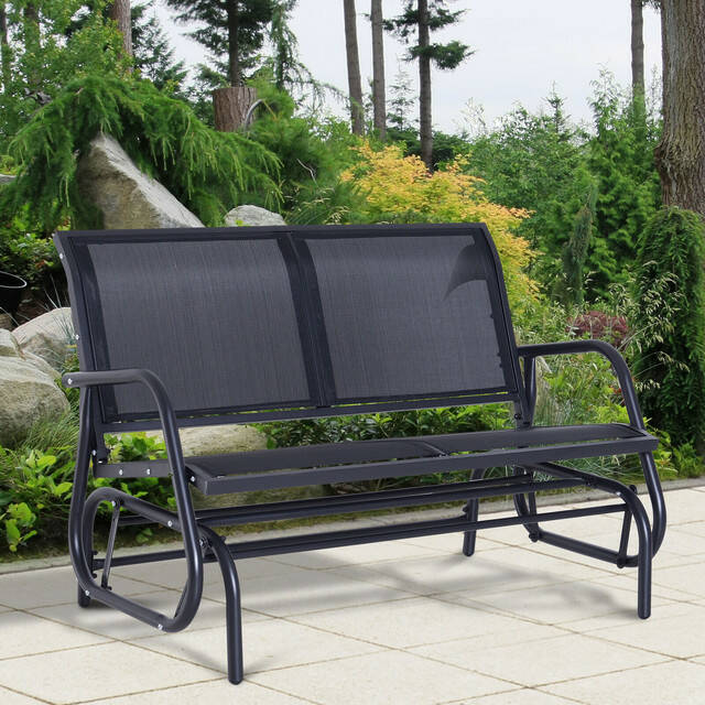 2-Seater Patio Glider Bench