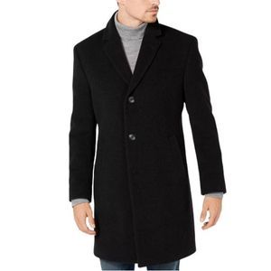 Nautica Men's Wool/ Cashmere Classic Fit Overcoat