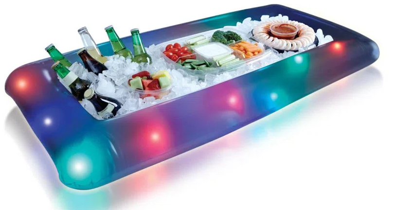 LED Illuminated Inflatable Cooler