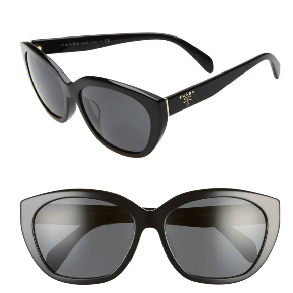 Prada 59mm Cat Eye Sunglasses