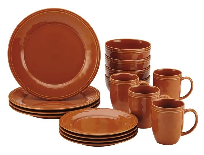 Rachael Ray Cucina 16-Piece Dinnerware Set