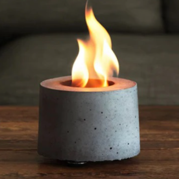 Cement Tabletop Fire Pit