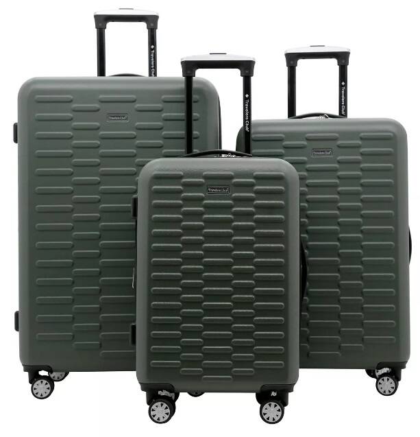 Travelers Club 3-Piece Shannon Spinner Expandable Luggage Set