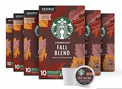 60-Count Starbucks Fall Blend K Cups