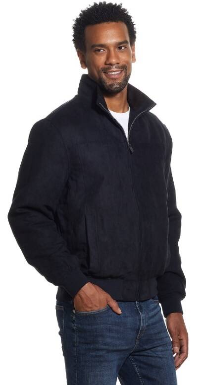 Weatherproof Men's Microsuede Bomber