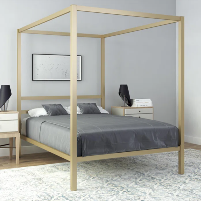 Mifflinville Steel Canopy Bed