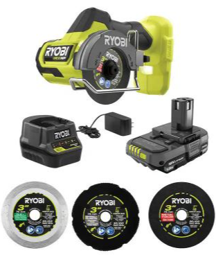 Ryobi One+ HP 18V Cordless Cut-Off Tool Kit w/Battery + Charger