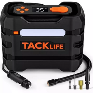 TackLife 150 PSI Car Tire Inflator w/ LCD Display