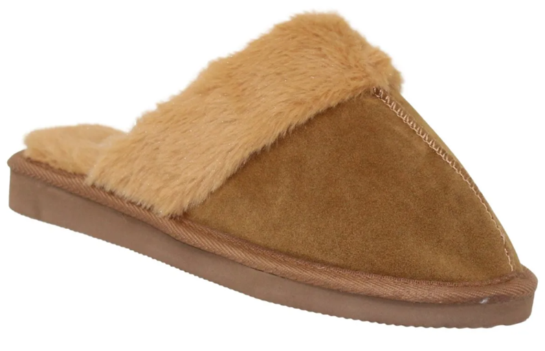 Faux-Fur Lined Women's Slippers