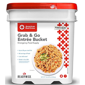 American Red Cross 60 Serving Food Supply Bucket