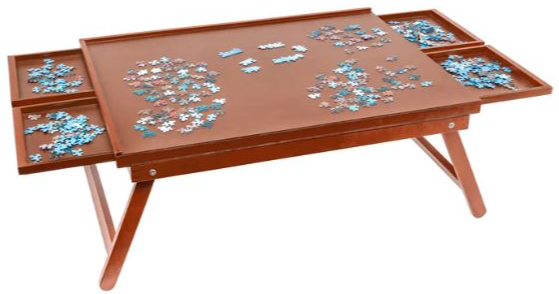 Wood Jigsaw Puzzle Table