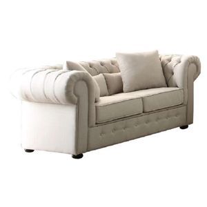 Tufted Upholstered Loveseat