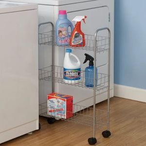 3-Shelf Laundry Cart