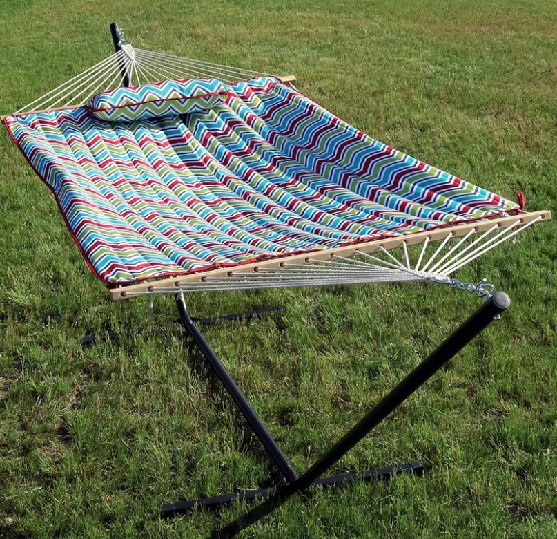 Patio Cotton Hammock w/ Stand