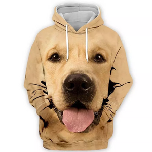 Men's Dog Graphic Pullover Hoodie