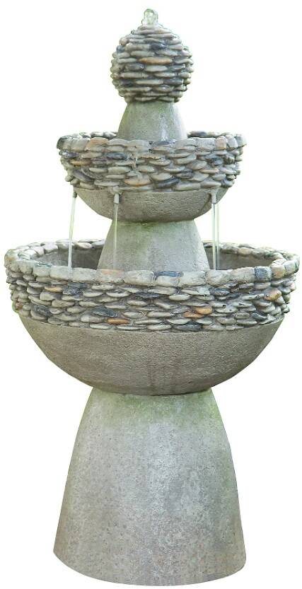 Garden Zen 3-Tier Waterfall Fountain