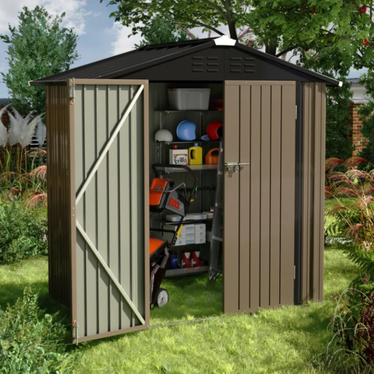 Metal 6' x 4' Storage Shed