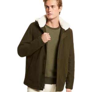 Michael Kors Men's Faux Sherpa-Trim Parka